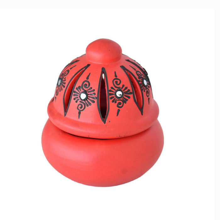 Clay Decorative Cone Holder Colors - 1 pc