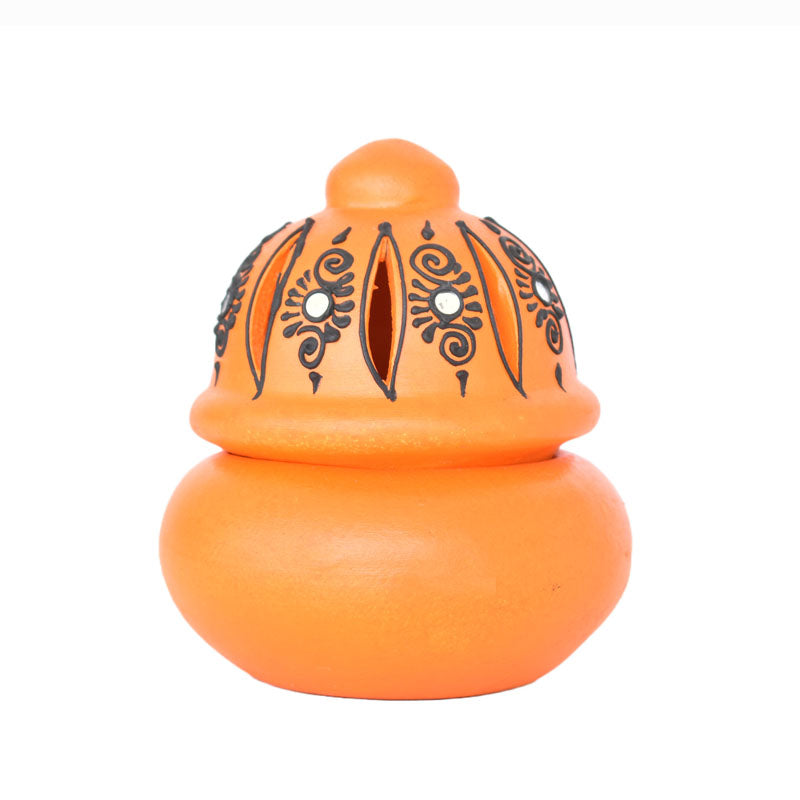 Clay Decorative Cone Holder Colors - 1 pc