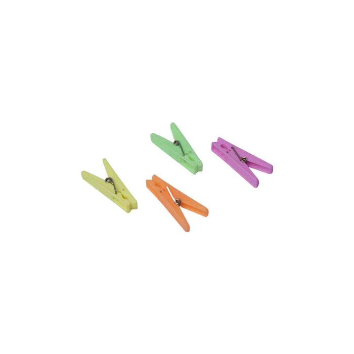 Multicolour Cloth Drying Clips  - Set of 12