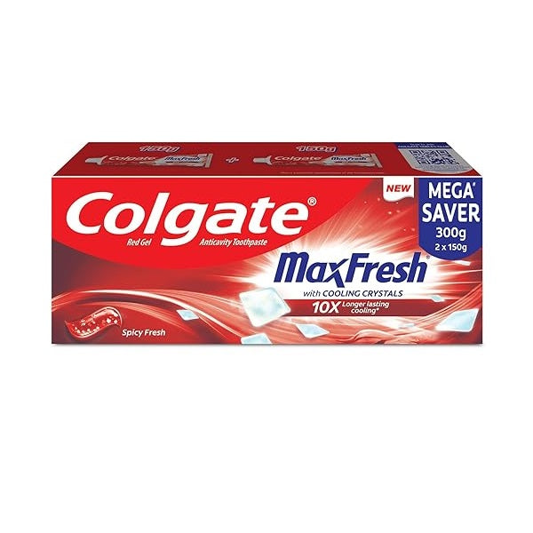 Colgate MaxFresh Spicy Fresh Red Gel Toothpaste - 300 g