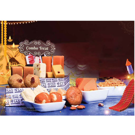 SAS - Assorted Sweets 500gm and Mixture 500gm -Combo Treat - FromIndia.com