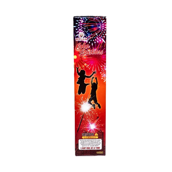 12 Inch Color Sparklers - 1 Box (50 Pcs)