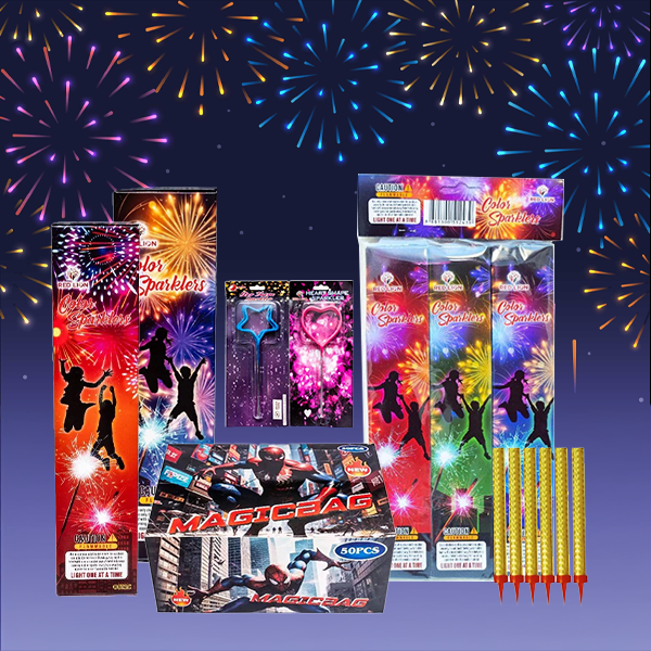 Diwali Dhamaka Crackers Pack - Fun Package (1 Box)