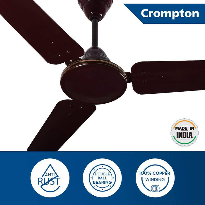 Crompton Ceiling Fan Cool Breeze Lustre Brown - 1 Pc