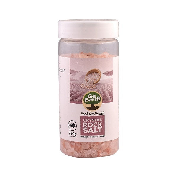 Go Earth Crystal Rock Salt (Certified ORGANIC) - 250 g