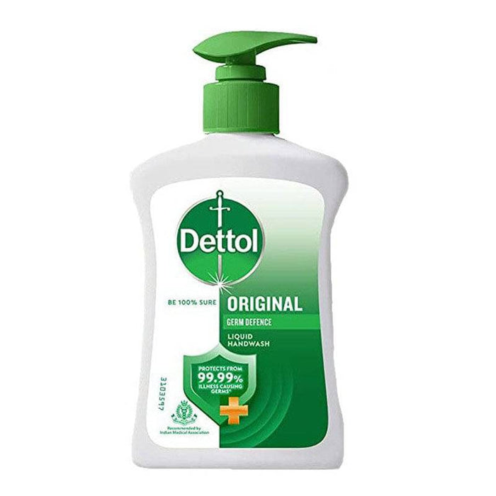 Dettol Original Antibacterial Hand Wash Bottle With Rose  - 200 ml + Free 175 ml Refill