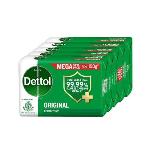 Dettol Bar Soap Original - Buy 3+1 Free x 150 g