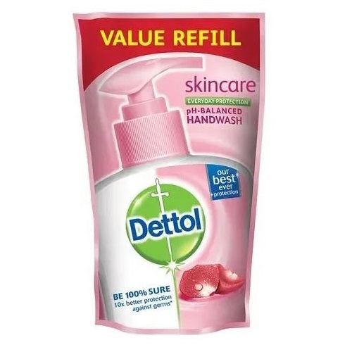 Dettol Skincare Antibacterial Hand Wash Bottle With Refill  - 200 ml + Free 175 ml Refill