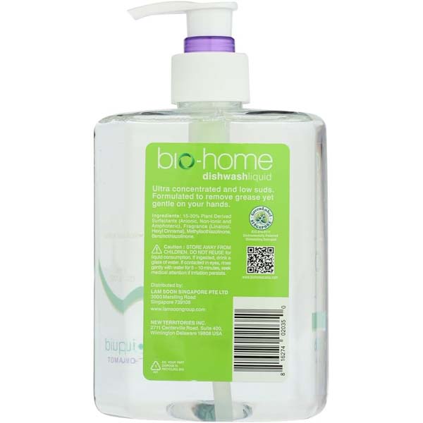 Bio Home Dishwashing Liquid Lavender And Bergamot - 500 ml