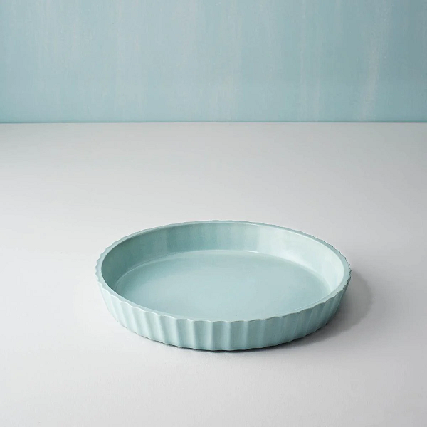 Ellementry Upper Crust Ceramic Tart Dish For Kitchen/Gifting Purpose/Tableware(SWKEA0915) - 1 Pc