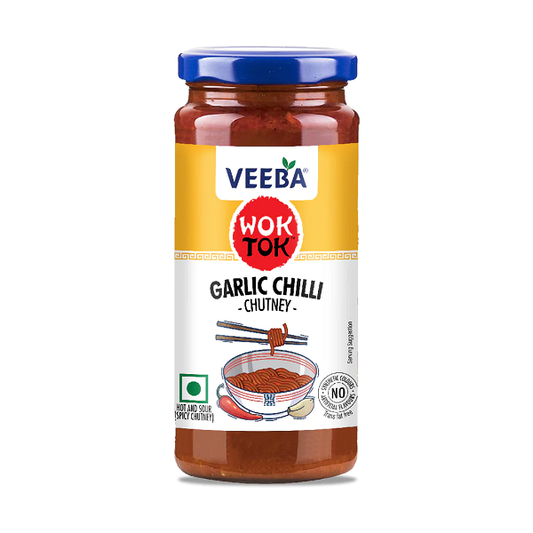 Veeba Garlic Chilli Chutney - 320 g