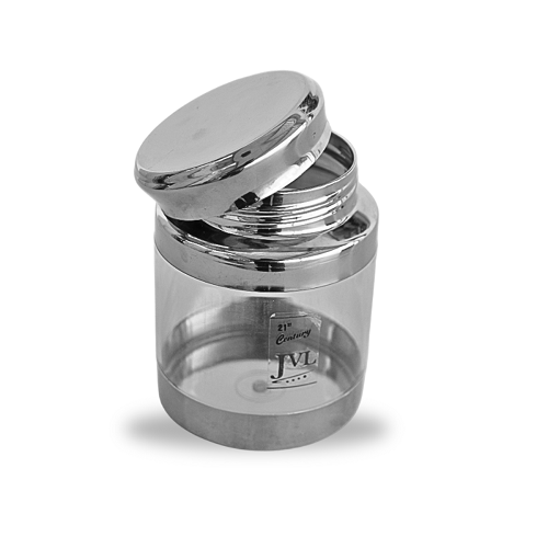 JVL Classic Canister Container for Kitchen Storage Stainless Steel - 1100 ml