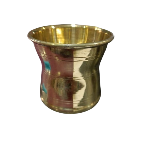 Brass Panchapathiram Gold Plated Specially From Nachiyarkovil Kumbakonam - 1 pc