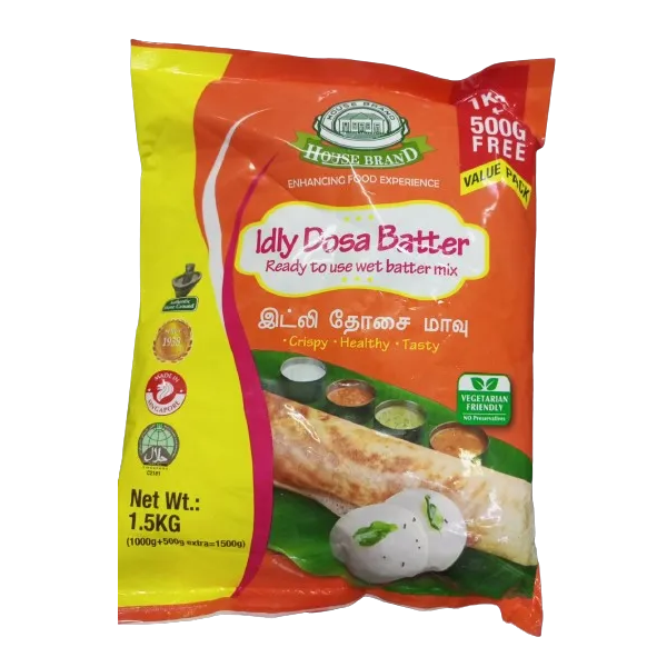 House Brand Idly Dosa Batter (Chilled) - 1.5 Kg