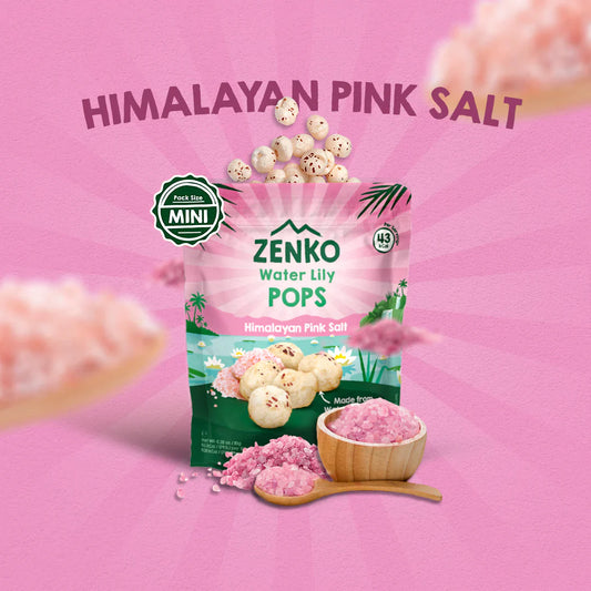Zenko Himalayan Pink Salt (Makhana) Water Lily Pops - 10 g