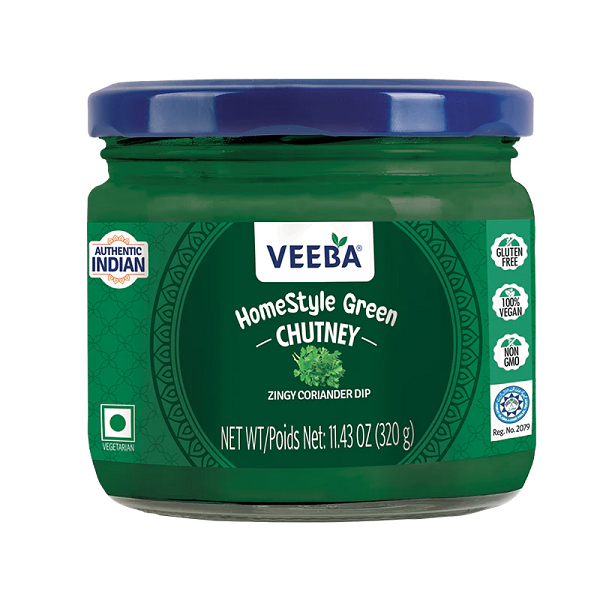 Veeba Home Style Green Chutney - 320 g