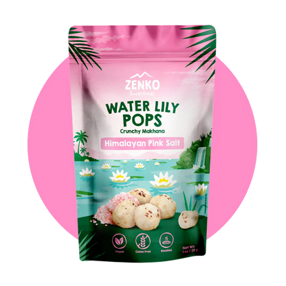 Zenko Himalayan Pink Salt (Makhana) Water Lily Pops - 28 g
