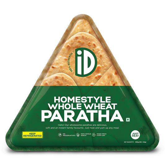 ID Homestyle Whole Wheat Paratha - 390 g