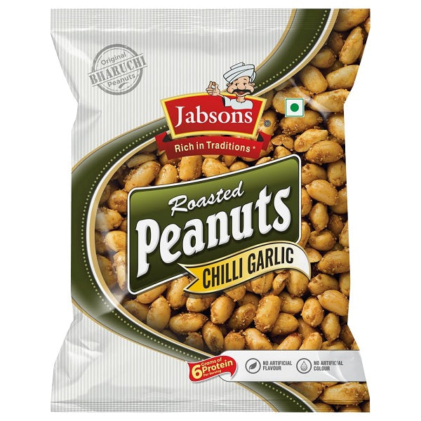 Jabsons Roasted Peanut Chilly Garlic - 140 g