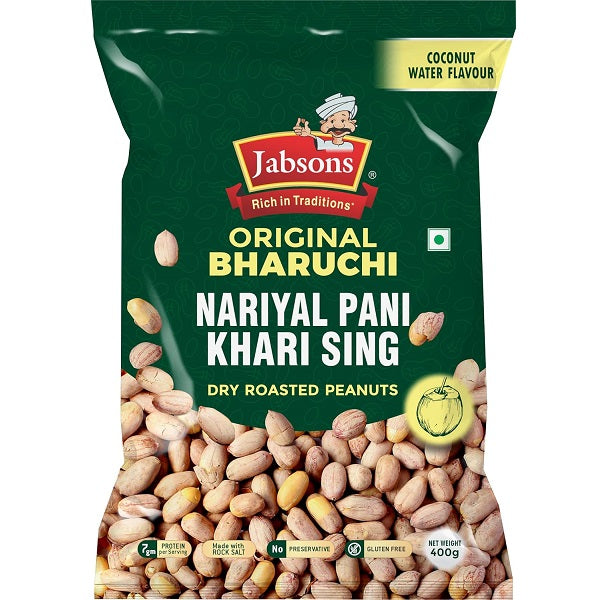 Jabsons Roasted Peanut Khari Sing Coconut Water - 400 g