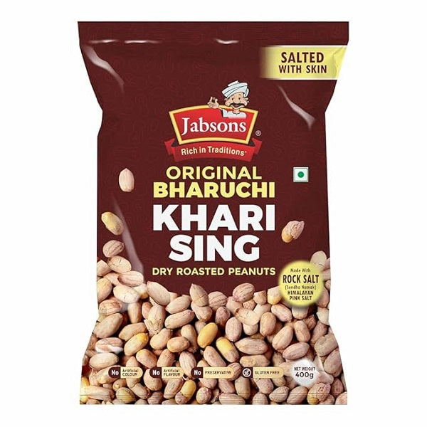 Jabsons Roasted Peanut Khari Sing With Skin - 400 g