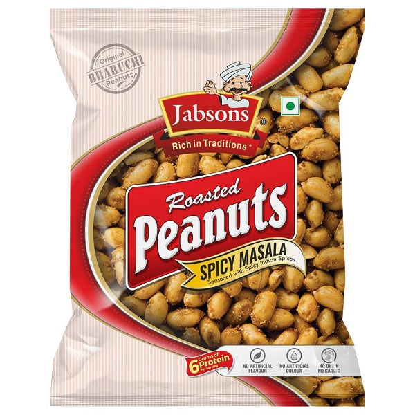 Jabsons Roasted Peanut Spicy Masala - 140 g