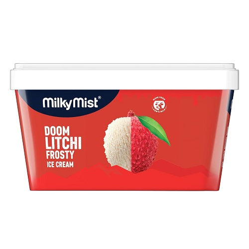 Milky Mist Doom Litchi Frosty Ice Cream - 1 L