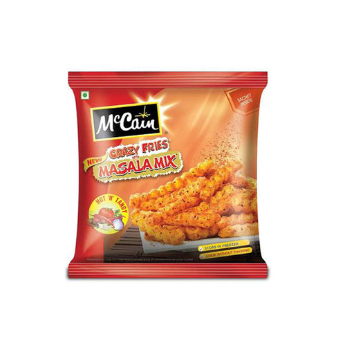 McCain Crazy Fries With Masala Mix (Hot 'N' Tangy) (Chilled) 400 g - FromIndia.com