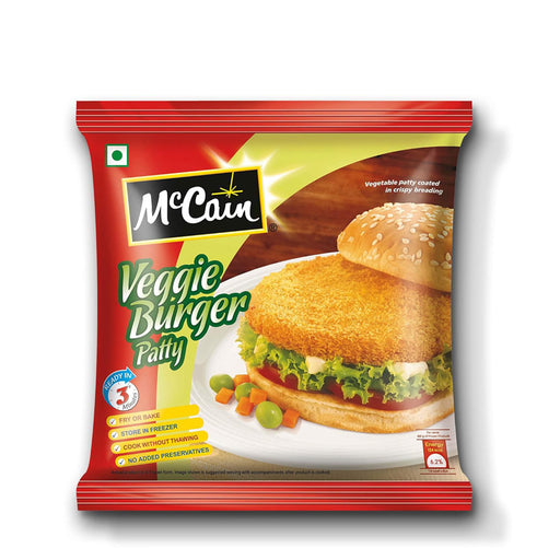 McCain Veggie Burger Patties (Chilled) 360 g (5 Pcs) - FromIndia.com