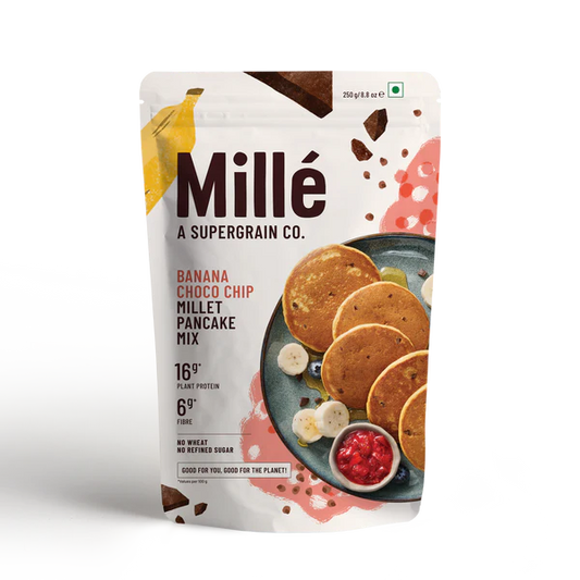 Mille Banana & Chocochip Millet Pancake Mix - 250 g