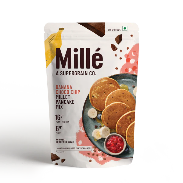 Mille Banana & Chocochip Millet Pancake Mix - 250 g