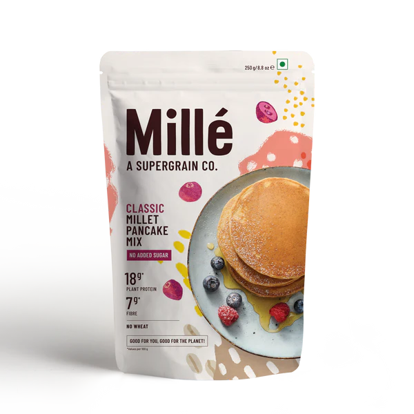 Mille Classic Millet Pancake Mix - 250 g