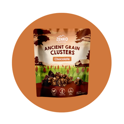 Zenko Ancient Grains Cluster Dark Chocolate - 12 g