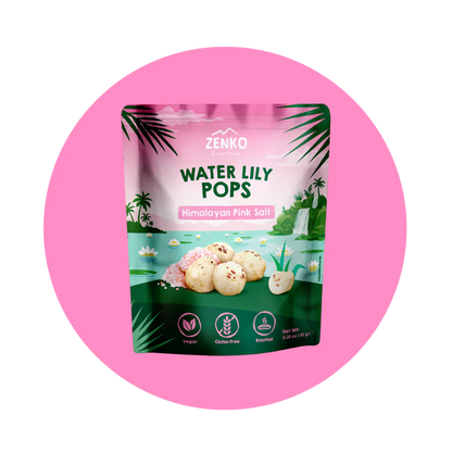 Zenko Himalayan Pink Salt (Makhana) Water Lily Pops - 10 g