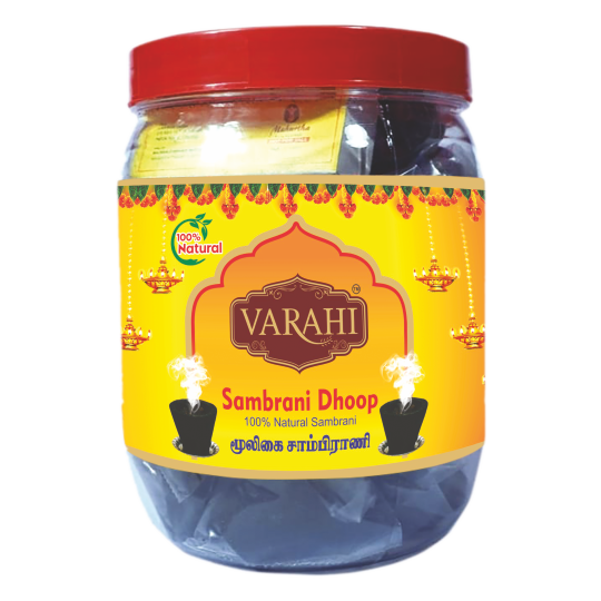 Varahi Natural Cup Sambrani - 1 Box (24 pcs)