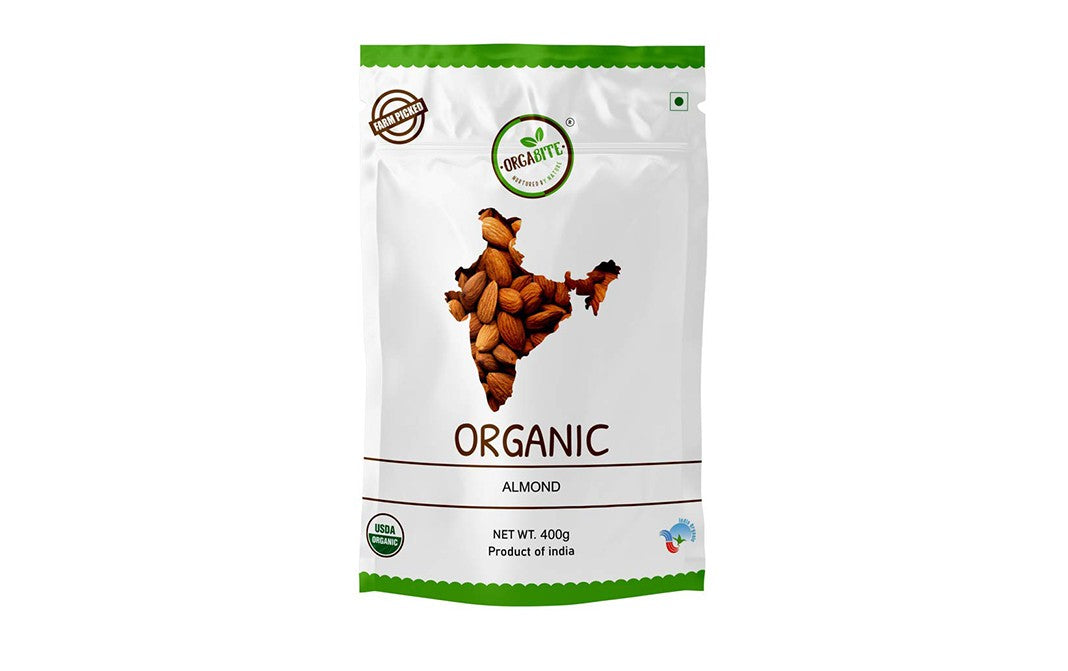 Orgabite Almonds (Certified ORGANIC) - 400 g