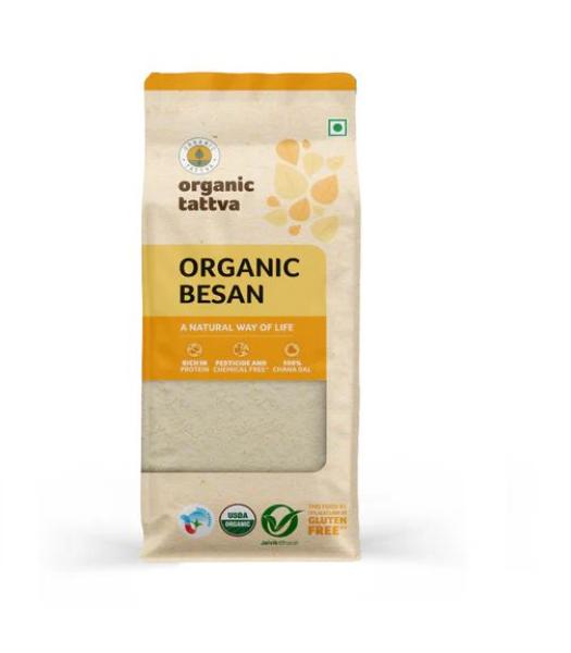 Organic Tattva Besan Flour (Certified ORGANIC) - 500 g