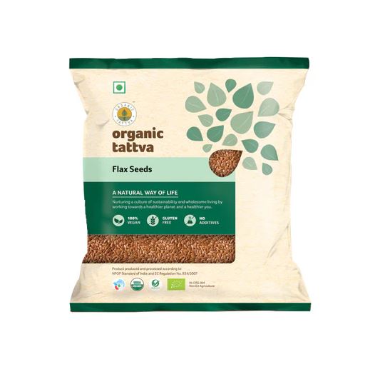 Organic Tattva Flax Seeds (Certified ORGANIC) - 100 g