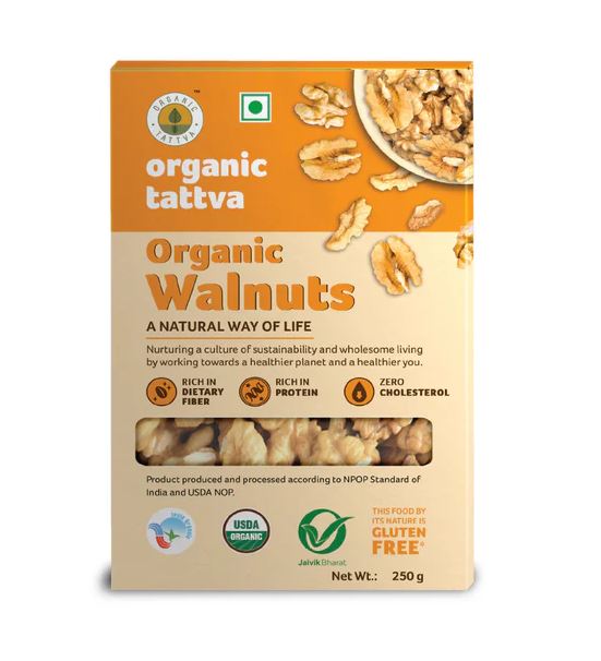 Organic Tattva Kashmiri Walnuts (Certified ORGANIC) - 250 g