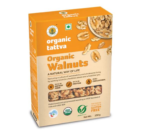 Organic Tattva Kashmiri Walnuts (Certified ORGANIC) - 250 g