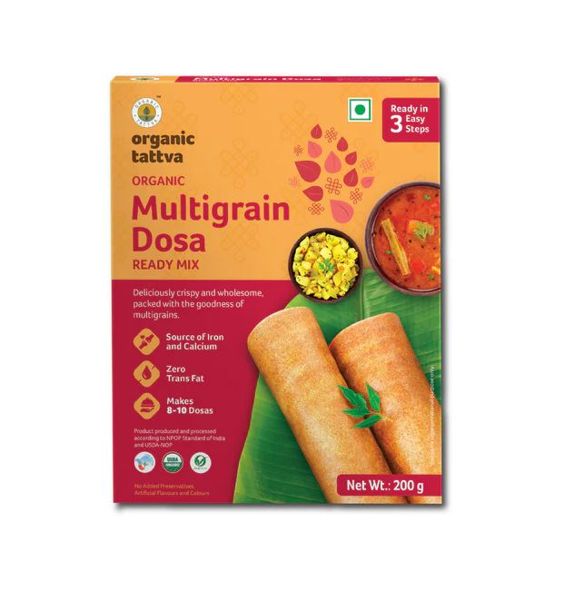 Organic Tattva Multigrain Dosa Mix(Certified ORGANIC) - 200 g