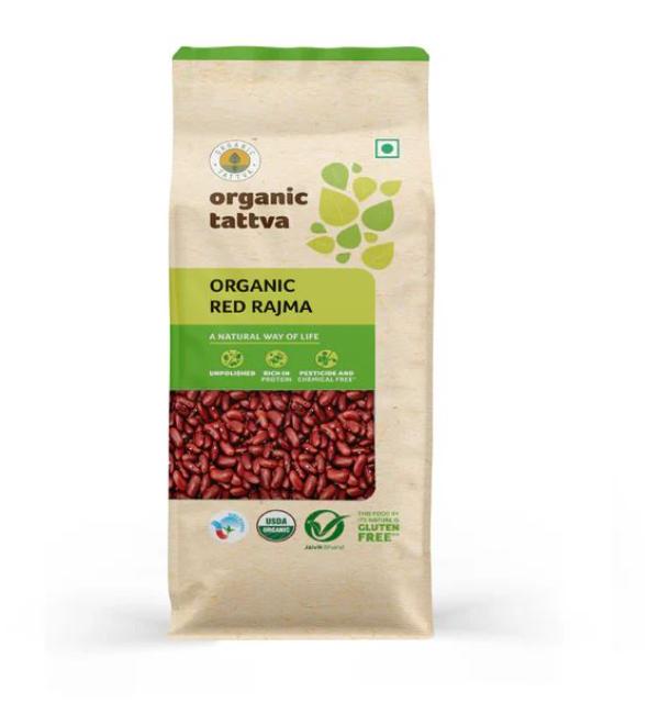 Organic Tattva Red Rajma (Certified ORGANIC) - 500 g