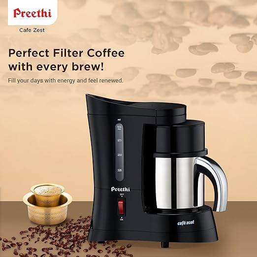 Preethi Cafe Zest Coffee Maker - 28 Cm