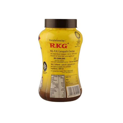 RKG Agmark Pure Ghee 500 ml - FromIndia.com