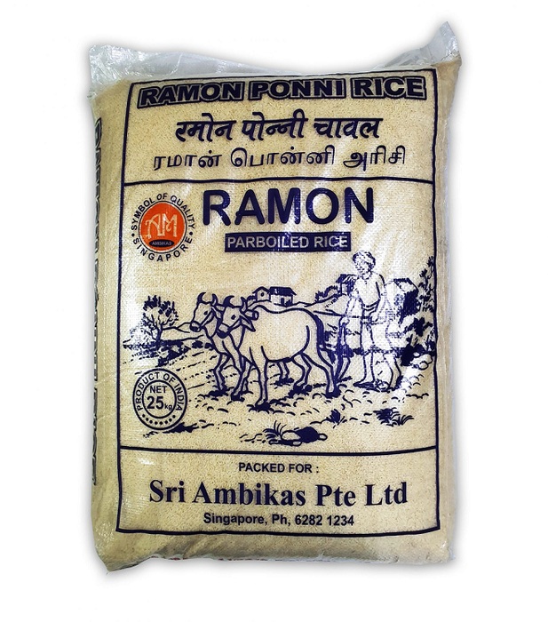 Ramon Gold Ponni Parboiled Rice - 26 Kg