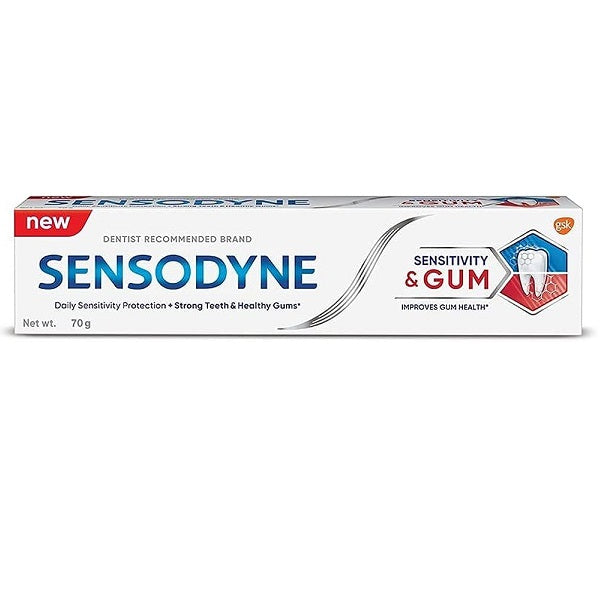 Sensodyne Gum Dual Action Toothpaste For Sensitive Teeth & Healthy Gums - 70 g