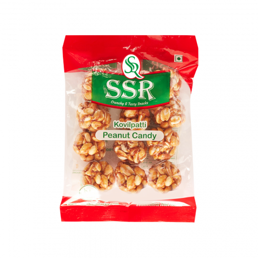 SSR Kovilpatti Peanut/ Groundnut Candy Ball 100 g - FromIndia.com