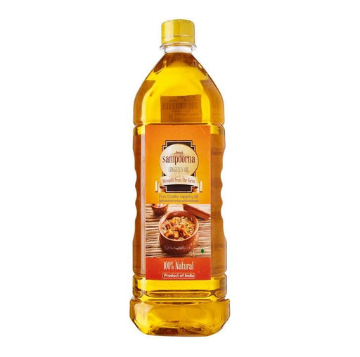 Sampoorna Pure Metal Pressed Sesame/Gingelly Oil 1 L - FromIndia.com