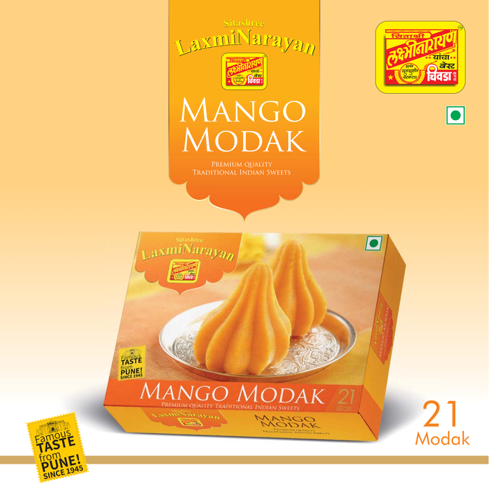 Sitashree Laxmi Narayan Modak Mango - 200 g