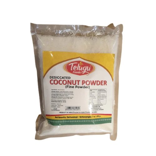 Telugu Foods Desiccated Coconut Powder (Fine) - 200 g